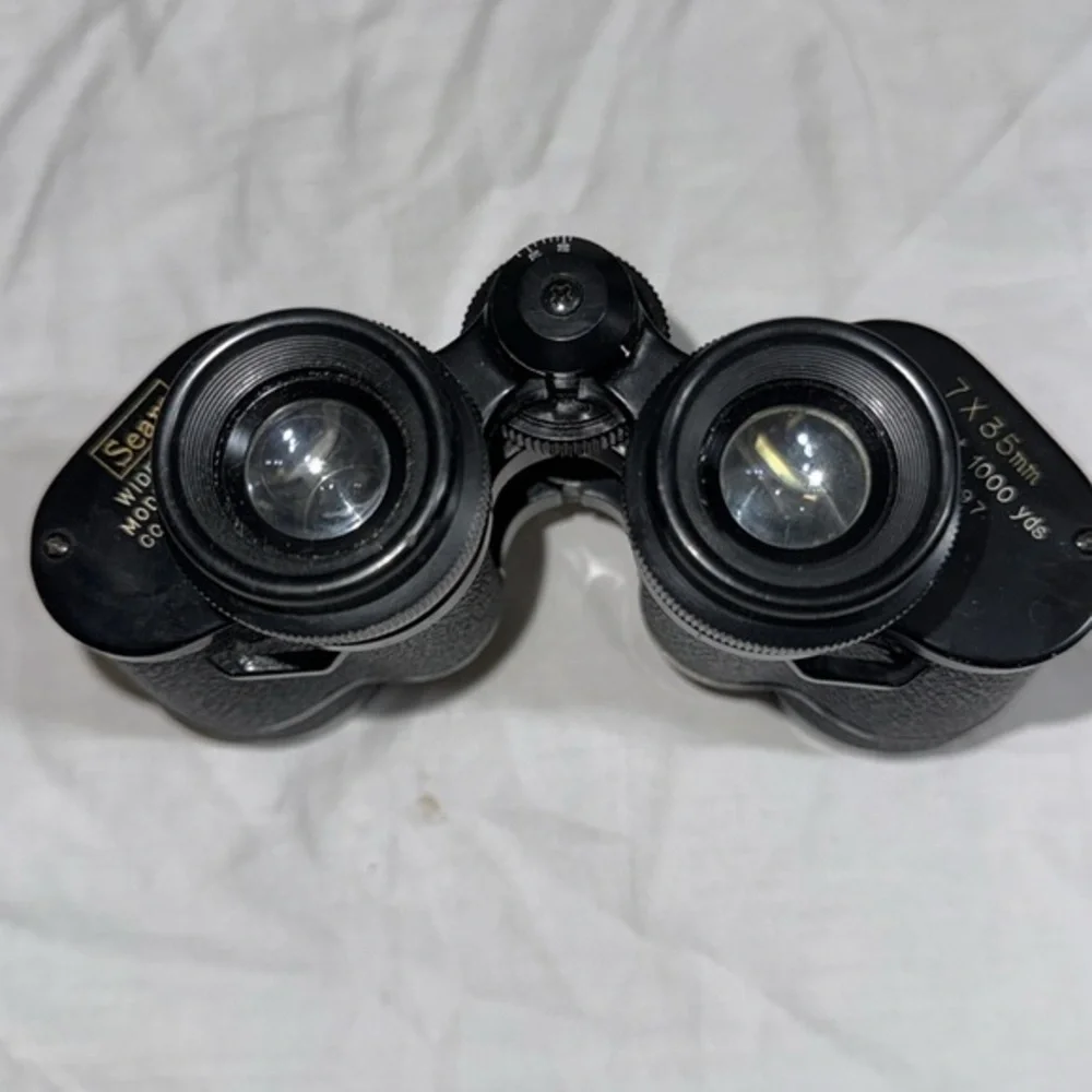 Vintage‎ Sears Wide Angle Binoculars 6230 Coated Optics 7x35